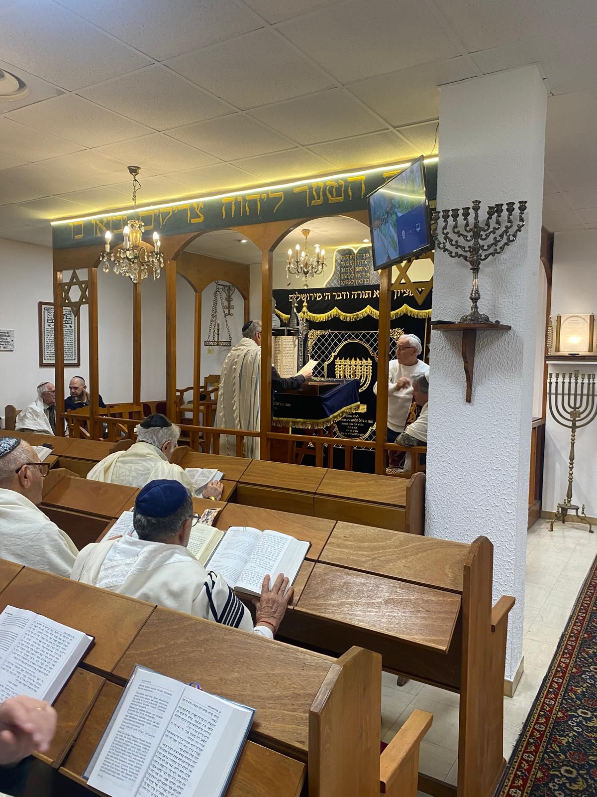 vitraux synagogue de Sète